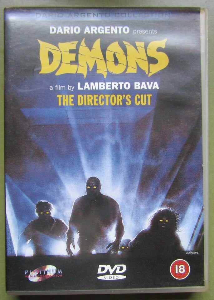 Demons, instruktør Lamberto Bava, DVD
