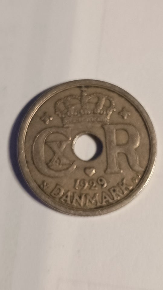 Danmark, mønter, 25 øre