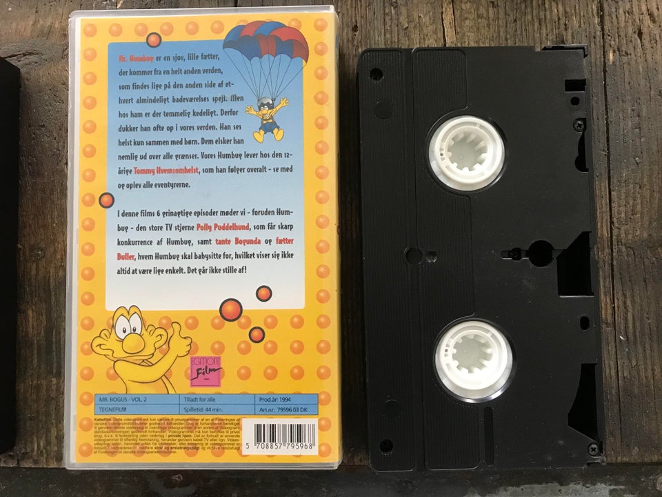 Børnefilm, Hr. humbug, instruktør vhs