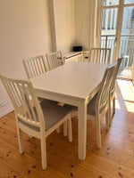 Spisebord m/stole, Træ, Ikea