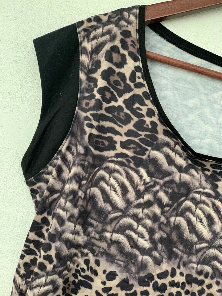 Top, Noisy May leopard top bluse str. L / Large, str. 40