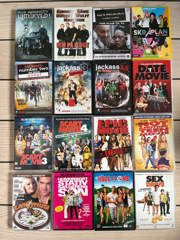 Forskellige titler, DVD, andet
