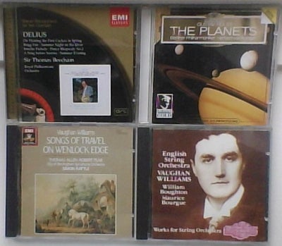 Delius - Holst - Vaughan Williams: Orksterværker - Planeterne - On Wenlock Edge, klassisk, F. Delius