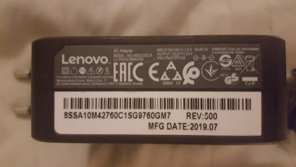 Strømkabel, Lenovo
