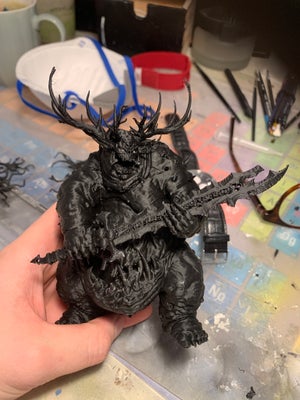 Warhammer Great unclean one proxy, Great unclean one proxy. Greater demon of nurgle. Fdm printet i 0