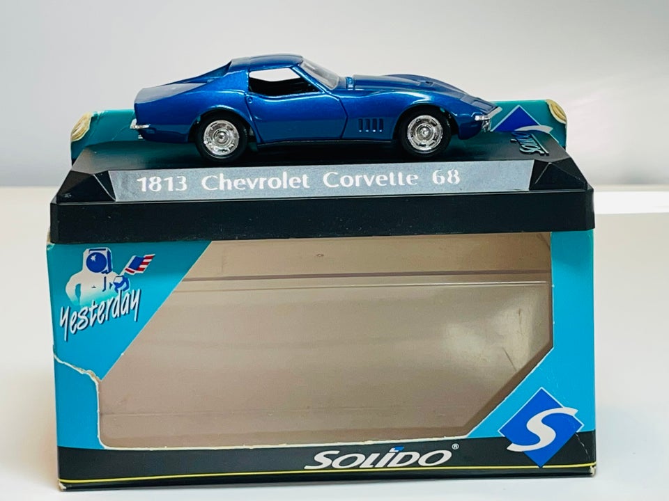Modelbil, Solido no 1813 1968 Chevrolet Corvette , skala