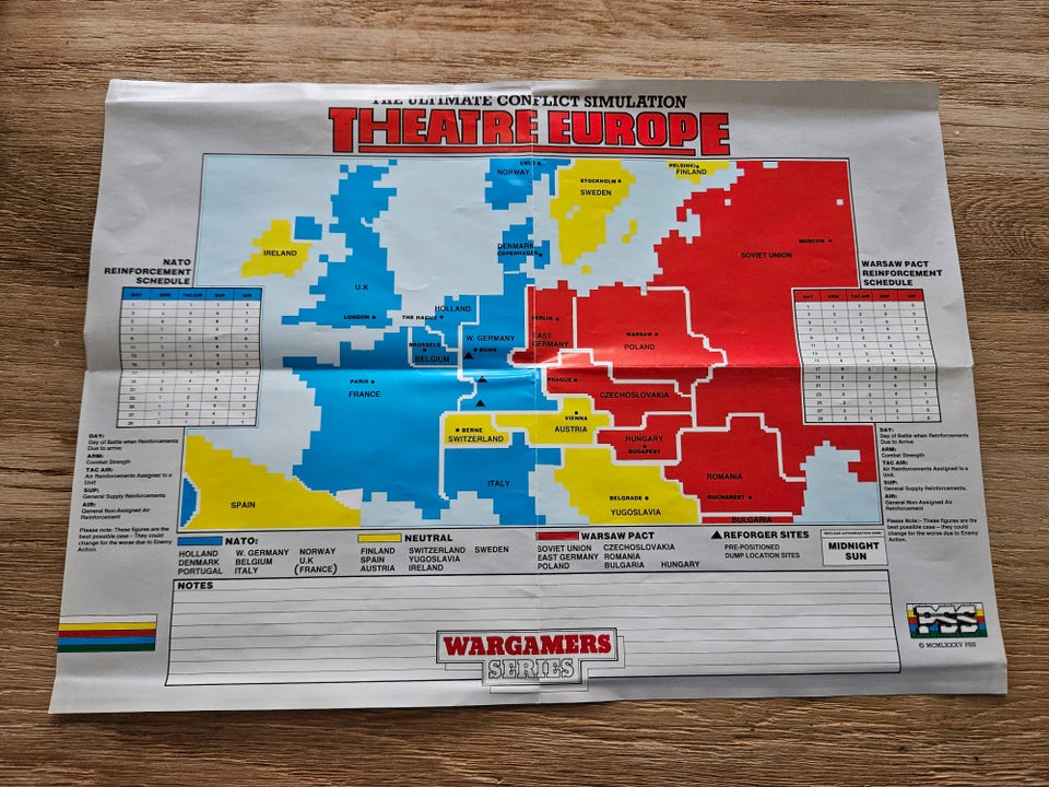 THEATRE EUROPE, Commodore 64 & C128