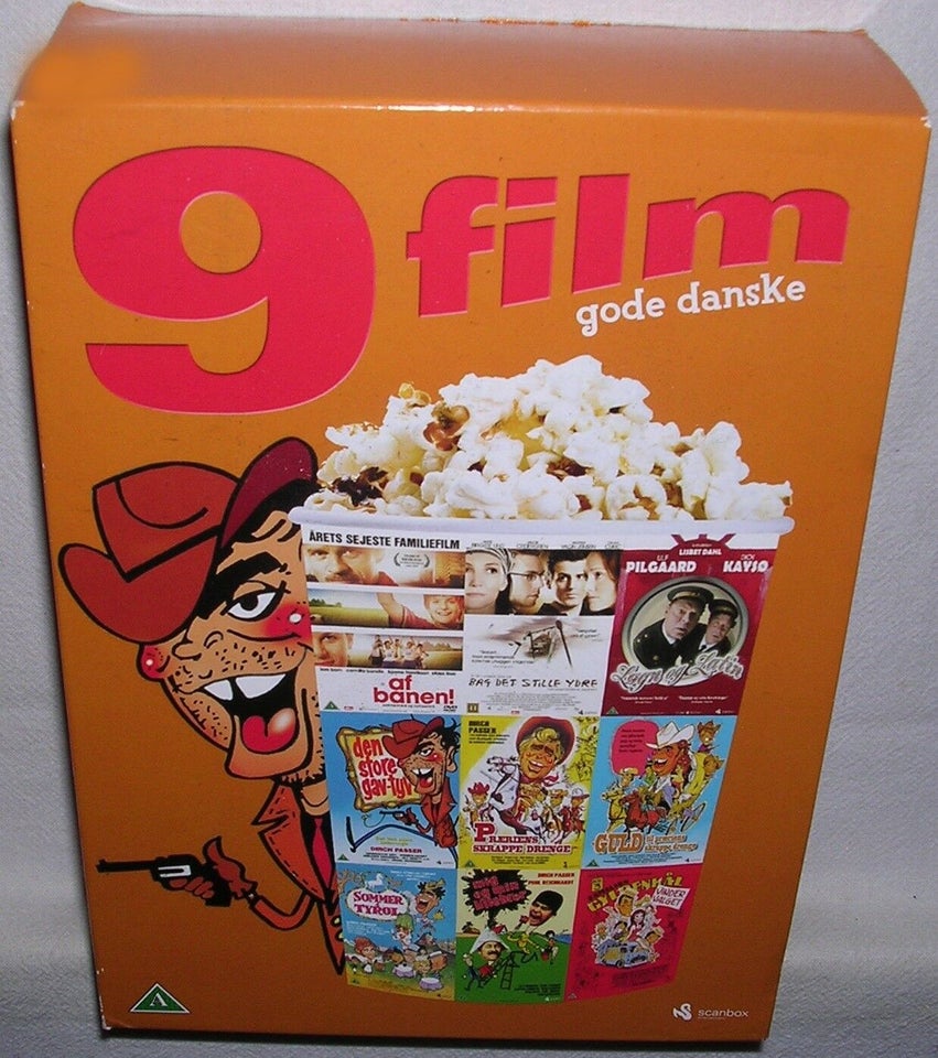 9 Gode Danske Film, DVD, familiefilm