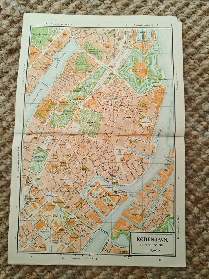 Bøger og blade, Kraks kort København og omegn 1950