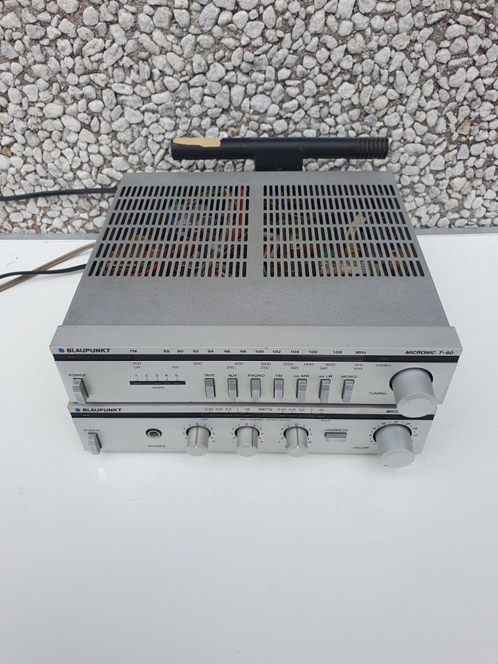 Forstærkersæt, Blaupunkt, BLAUPUNKT MICRONIC A-60 + T-60