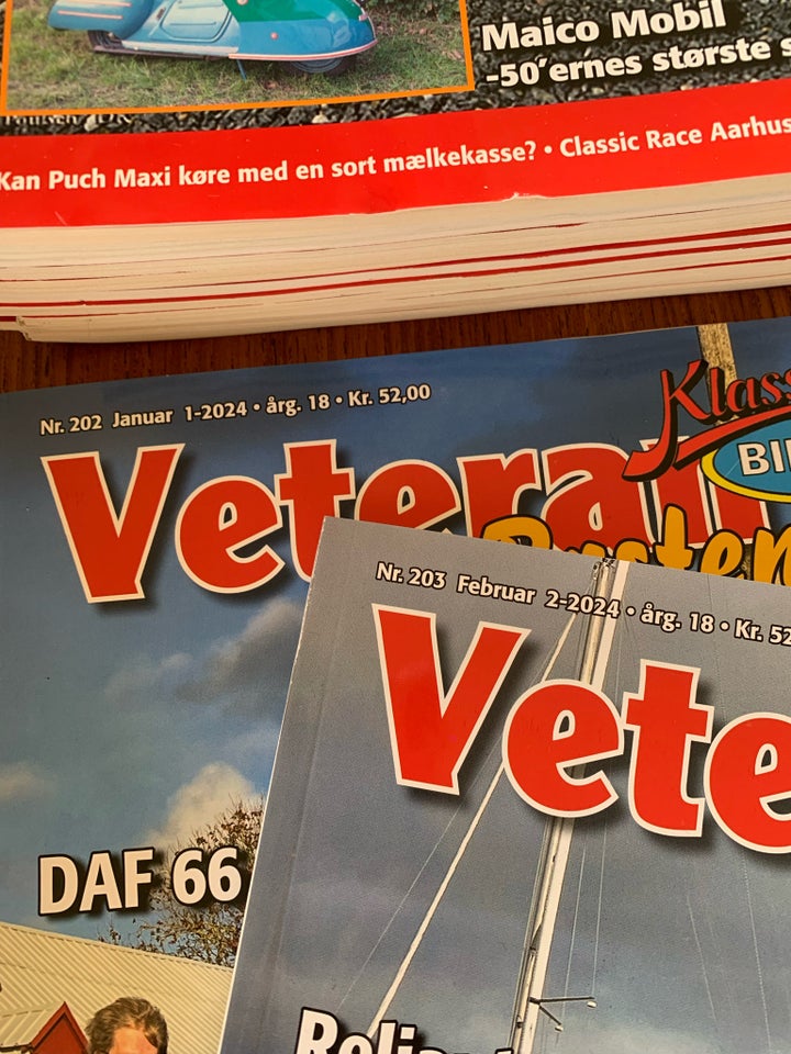 Bøger og blade, Veteran Posten Klassisk bil og MC