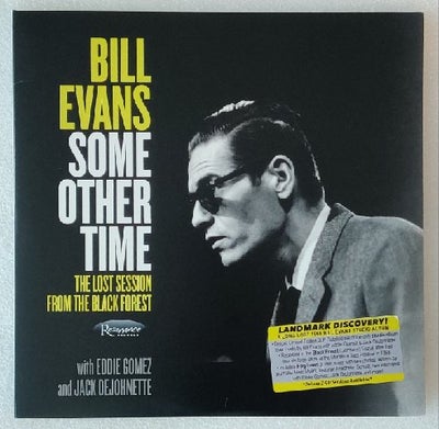 LP, Bill Evans, Some Other Time, Jazz, Albummet er udgivet i USA i 2016 på Record Store Day. 2 x LP.