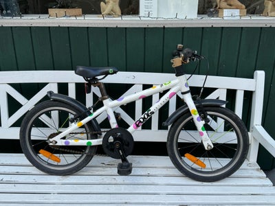 Unisex børnecykel, classic cykel, andet mærke, Frog 48, 16 tommer hjul, 1 gear, Velbrugt børnecykel 