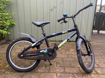 Unisex børnecykel, BMX, Everton, Miniz, 18 tommer hjul, Velholdt barnecykel. Har altid stået under t