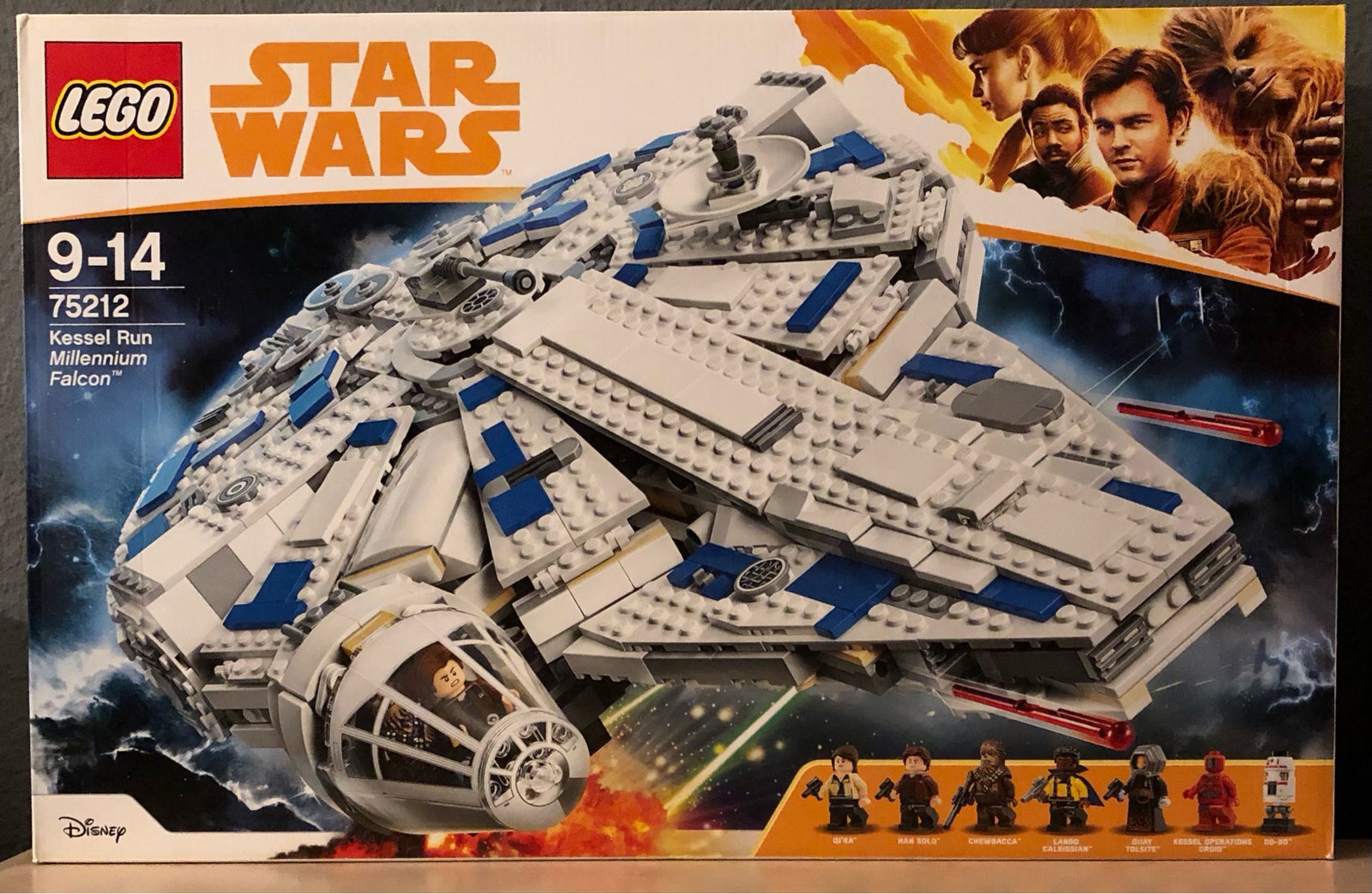 Lego halcon milenario del corredor online de kessel star wars 75212