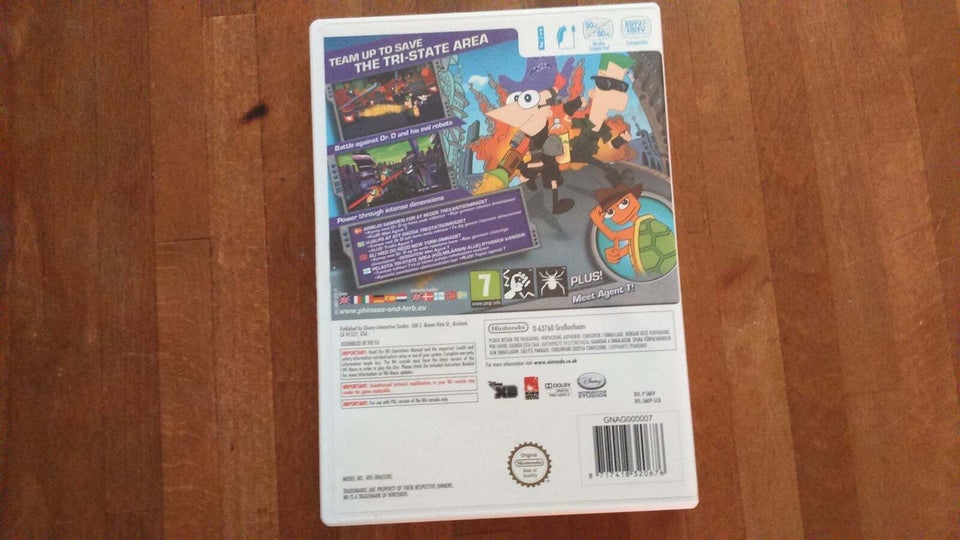 Phineas and Ferb across the 2nd Dimension, Nintendo Wii,