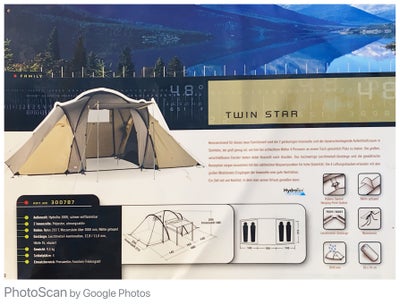 Telt, Robens Twin Star, 4 pers. kvalitets telt i god stand.
