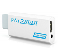 Nintendo Wii, HDMI Converter / adapter (Hvid ), Perfekt