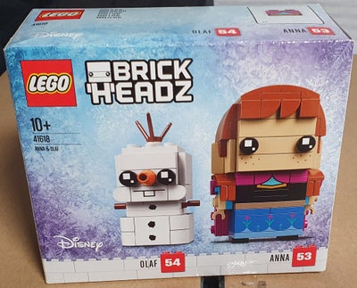 Lego Exclusives, 41618, BrickHeadz. Ny og uåbnet.

Fra Disney's Frozen (Frost)
Nr. 53 og 54: Anna og