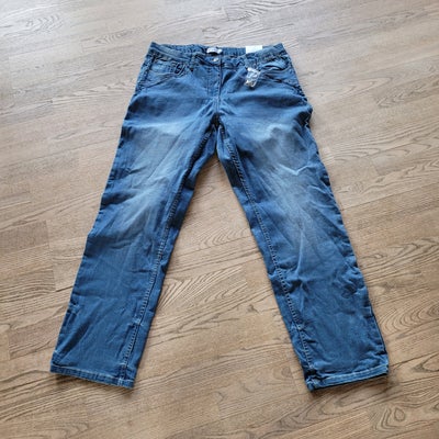 Jeans, Zhenzi, str. 44,  Blå,  Ubrugt, Helt nye bukser fra Zhenzi - Bomuld, polyester og elastan 

L