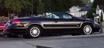 Chrysler Sebring, 2,7 Cabriolet aut., Benzin, aut. 2001, km 241000, sort, nysynet, aircondition, ABS
