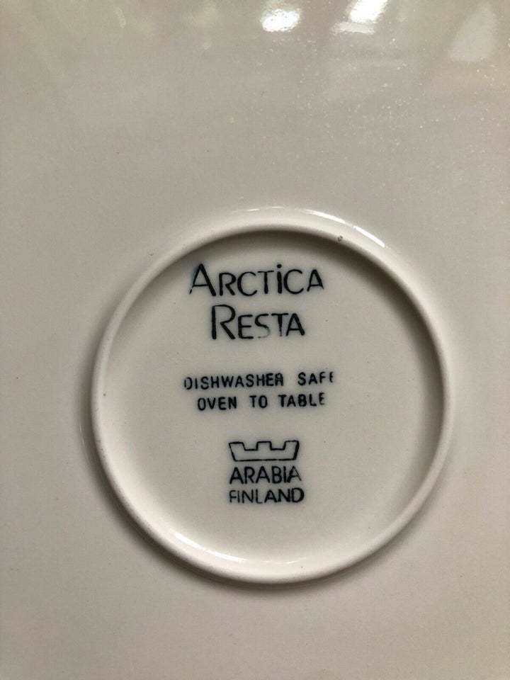 Porcelæn, Middagstallerkner, Arabia