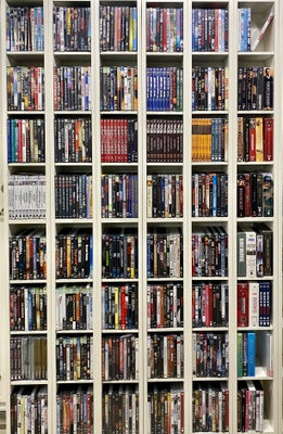 DVD, andet, Ca. 500 DVD film + 30 Collection - en del af dem er forseglede og nye. Mange film er kri