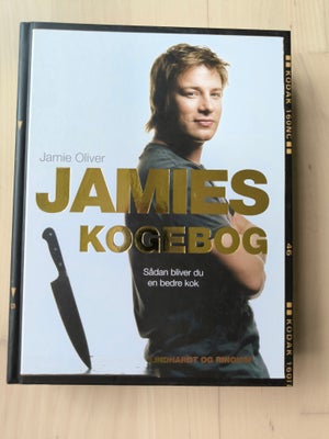 Jamies kogebog, Jamie Oliver, emne: mad og vin, Bogen fremstår i god stand,
Hardback,
Befinder sig i