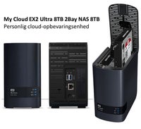 WD My Cloud EX2 Ultra , 8000 GB, Perfekt