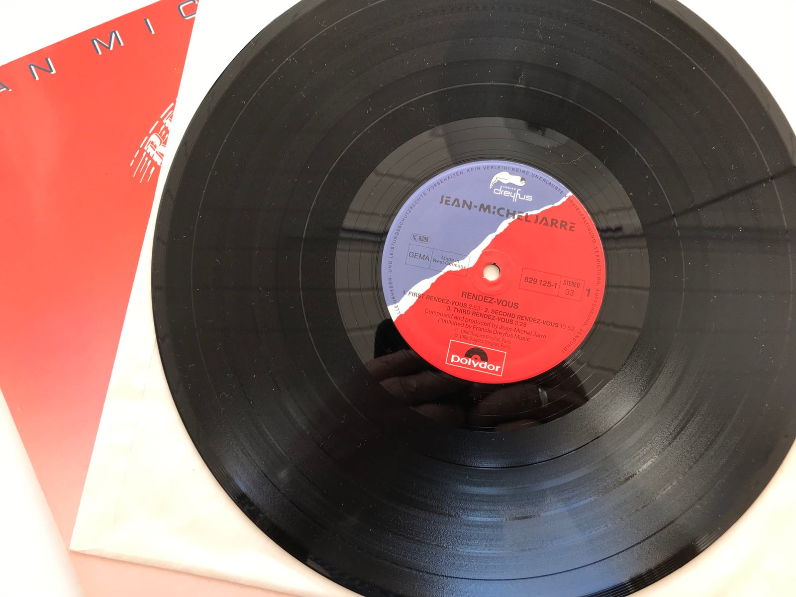 Rendez-vous 33 tours lp vinyl de Jean-Michel Jarre, 33T chez bibobu -  Ref:125973555
