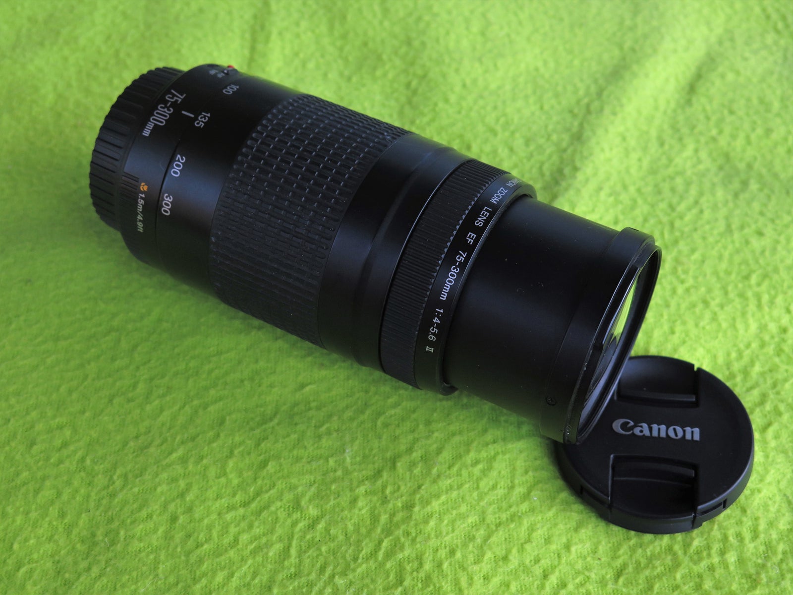 Tele- zoom m/macro., Canon, 75 - 300 mm EF