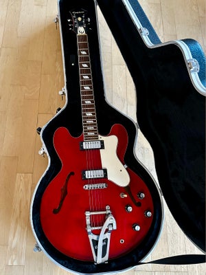 Elguitar, Epiphone Riviera, Super fed 26 år gammel Epiphone Riveria  (fra den eftertragtede Peerless