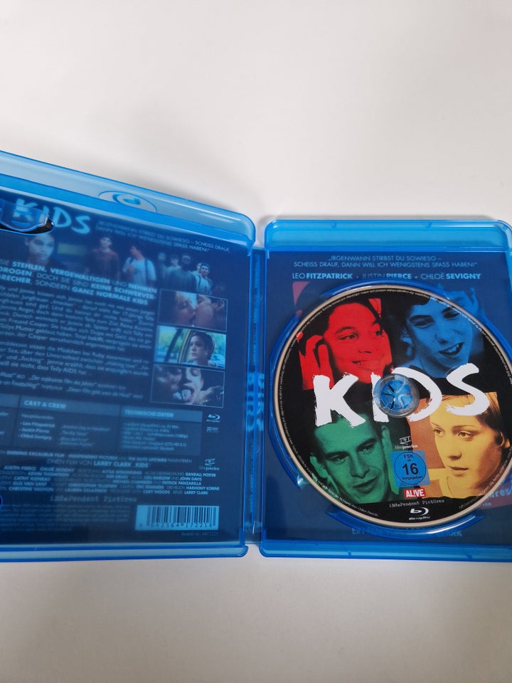 KIDS, instruktør Larry Clark, Blu-ray