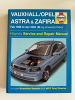 Haynes værkstedsmanual, Vauxhall/Opel Astra & Zafira