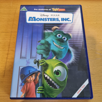 Monsters Inc, DVD, animation