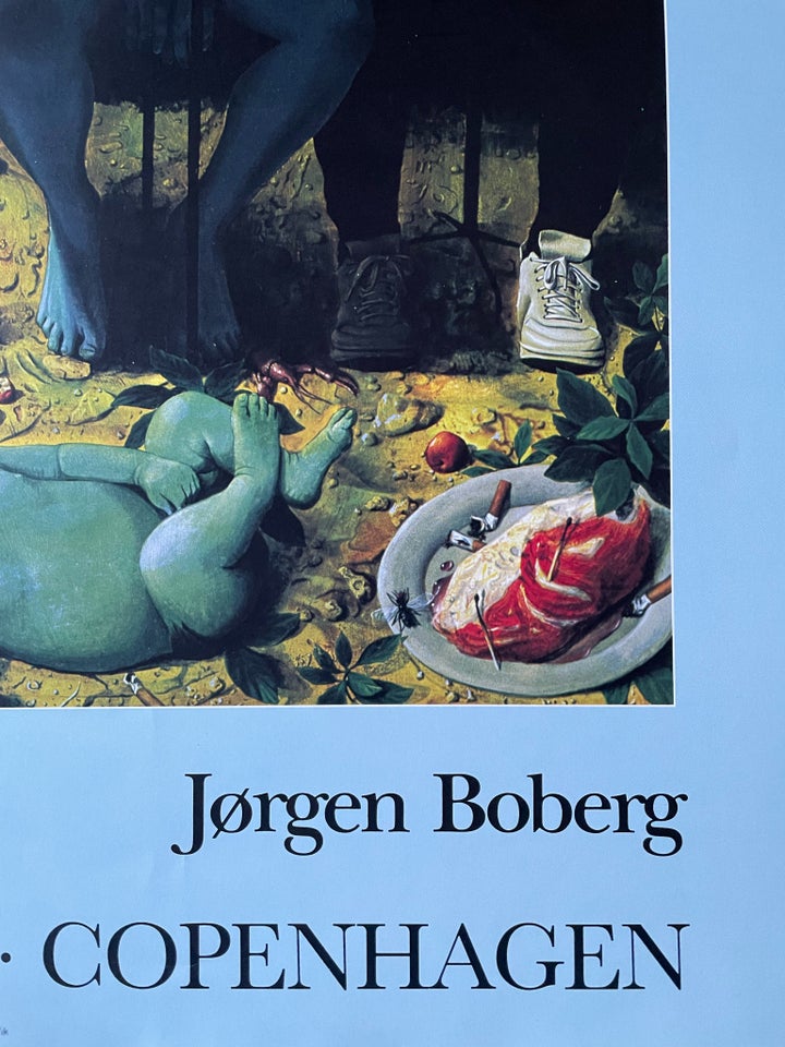 Udstillingsplakat , Jørgen Boberg, motiv: lys