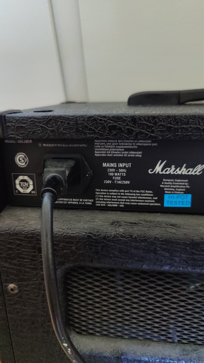 Guitarforstærker, Marshall DSL20, 100 W