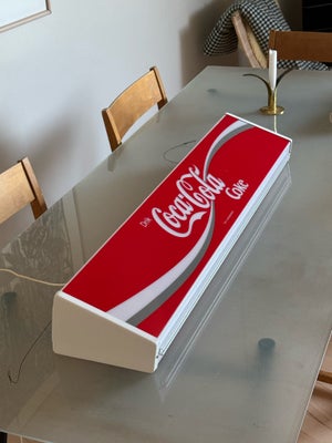 Coca-Cola lampe lysskilt retroskilt, Coca-Cola, Stort og sjælendt Coca-Cola lysskilt. 
Skiltet er fr