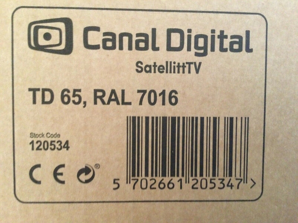 TV Parabol med hoved, Triax for Canal Digital,