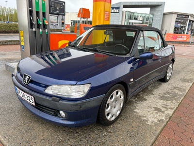 Peugeot 306, 2,0 Cabriolet, Benzin, 1999, km 220000, nysynet, ABS, airbag, 2-dørs, centrallås, start