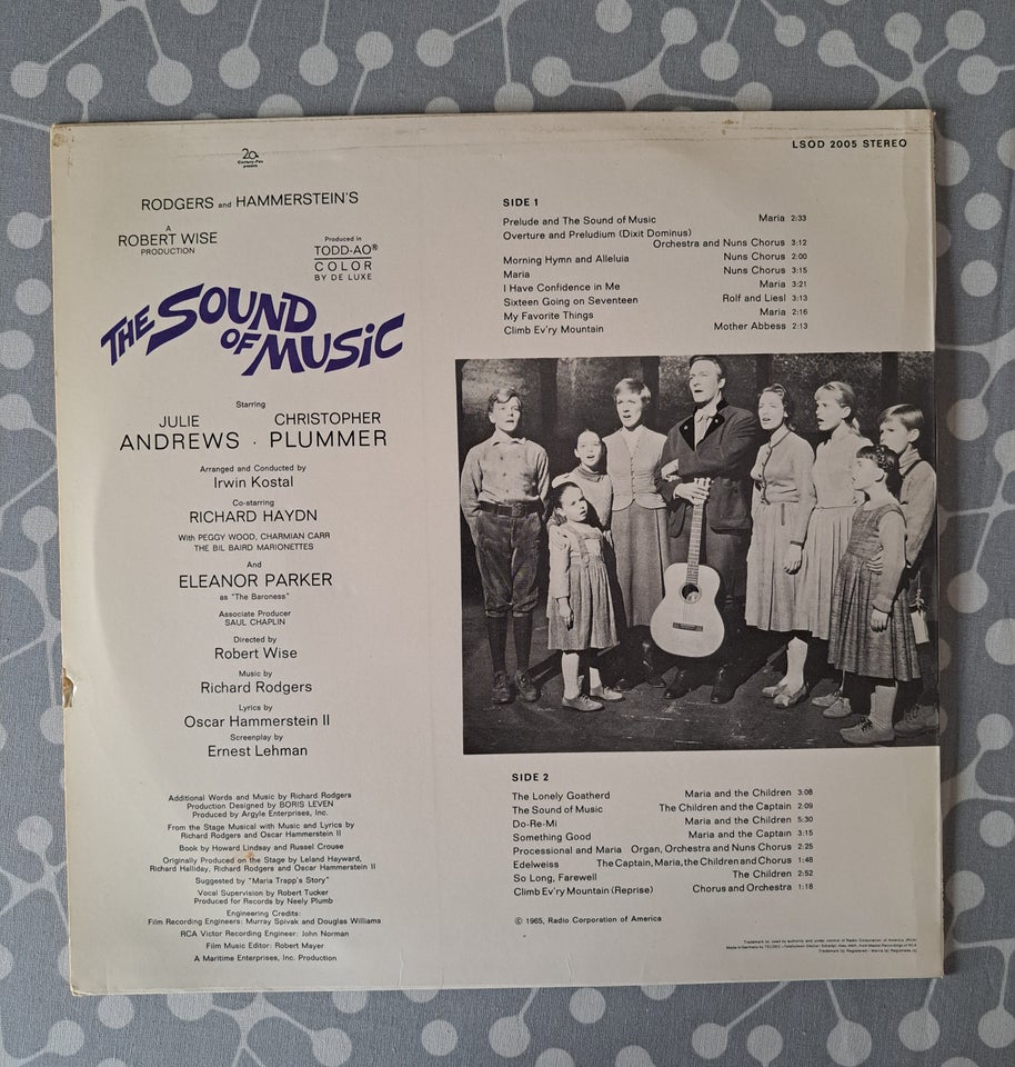 LP, Julie Andrews, The sound of music 1965 ost