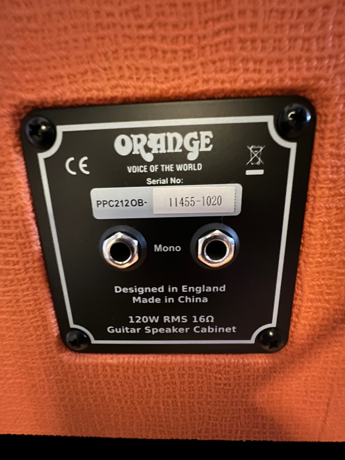 Guitarforstærker, Orange TH30 & PPC212-OB, 30 W