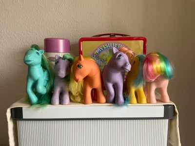 My Little Pony, Hasbro, 6 stk pæne Ponyer fra 80’er. Samlet. Uden fragt