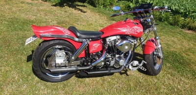 Harley-Davidson, 1200 ccm, 1971, 1000 km, m.afgift, FLH. Årg 71. Synet kører og starter fint.  Elsta