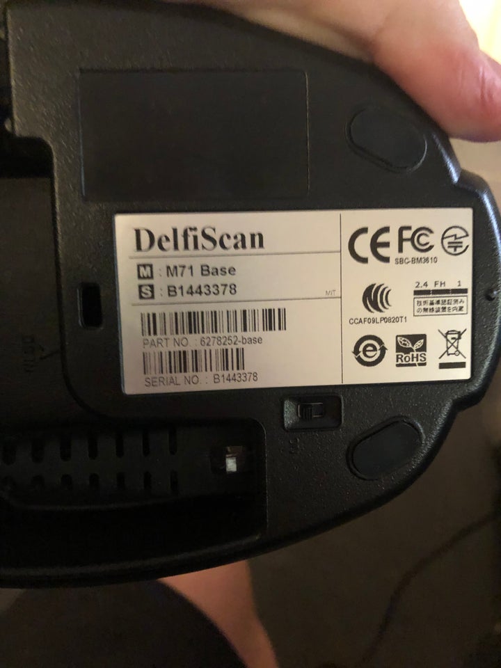 Stregkode Scanner, DelfiScan, M71