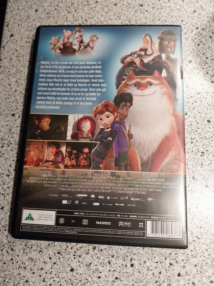 Mageløse Maurice, DVD, animation