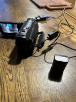 videokamera med projektor, digitalt, sony
