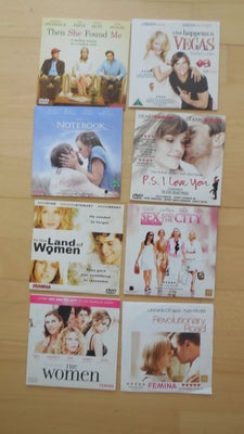 Then She Found Me, DVD, komedie, /drama
What happens in Vegas
The Notebook
P.S. I love you
In the La