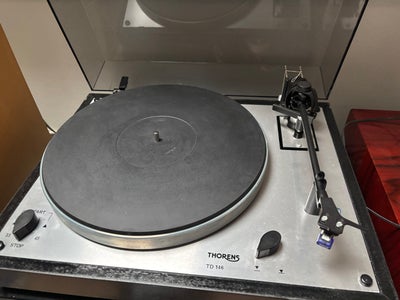 Pladespiller, Thorens, TD146, God, Thorens TD 146, velspillende pladespiller med Goldring IGC 920 pi