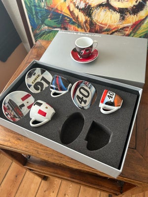 Andre samleobjekter, Kopper, Espresso Porsche kopper - 4 stk - limited edition - gave fra Porsche Cu